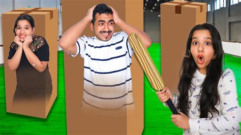 تحدي أكبر غميضة بالصناديق Extreme Hide And Seek In Boxes Youtube