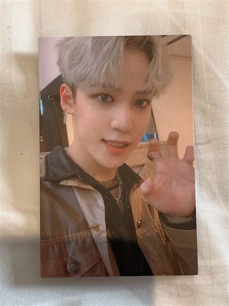 Ateez Yunho Black Version Photocard On Mercari Photocard Album Art