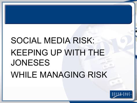 Rma Social Media Risk Presentation