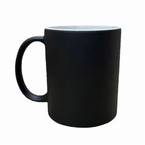 Black Plain Sublimation Magic Mug For Home Size Inch H At Rs