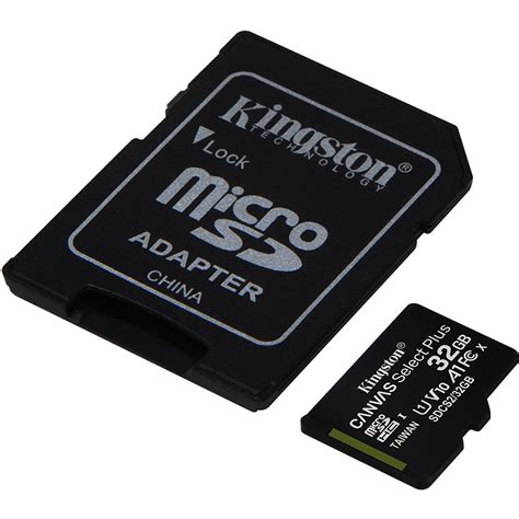 Cart O De Mem Ria Kingston Canvas Select Plus Micro Sd Gb