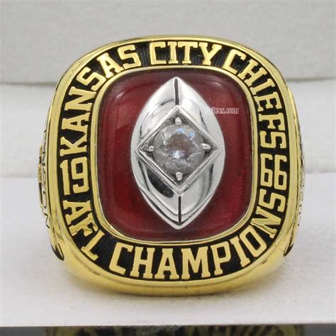 1966 Kansas City Chiefs AFL Championship Ring – Best Championship Rings ...