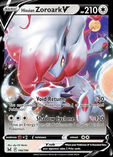 Hisuian Zoroark Vstar Pokemoncard