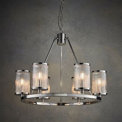 Endon Lighting Easton Six Light Pendant in Bright Nickel - Fitting ...