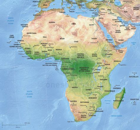 61 Best Maps of Africa - continent, regions, countries images | Africa ...