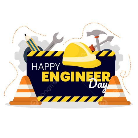 Happy Engineer Day Vector Hd PNG Images, Happy Engineer Day ...