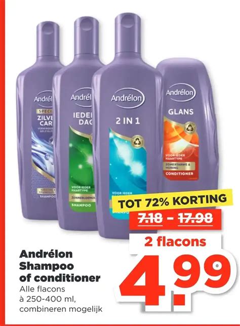 Andr Lon Shampoo Of Conditioner Aanbieding Bij Plus