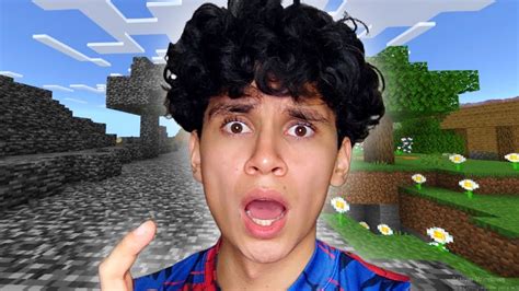 Minecraft Pero Todo Lo Que Toco Se Convierte En Bedrock Youtube