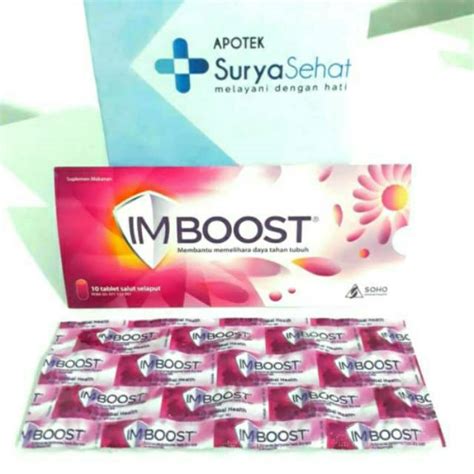 Jual Imboost Tablet 1 Strip Isi 10 Tablet Shopee Indonesia