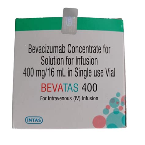 Intas Mg Bevatas Bevacizumab Injection Dosage Form Ml Packaging