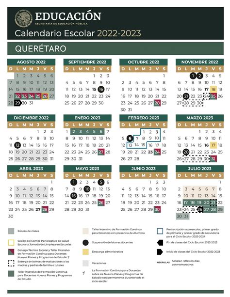 Calendario Escolar 2023 2024 Telesecundaria Image To U