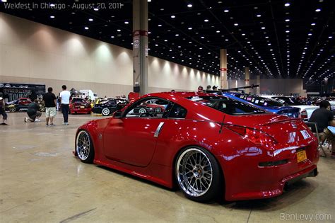 Red Nissan Z At Wekfest Chicago Benlevy