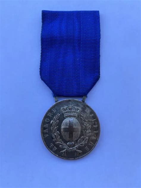 MÉDAILLE DE LA valeur militaire Al valore militare Royaume dItalie