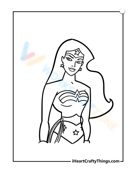 Gorgeous Wonder Woman Worksheet