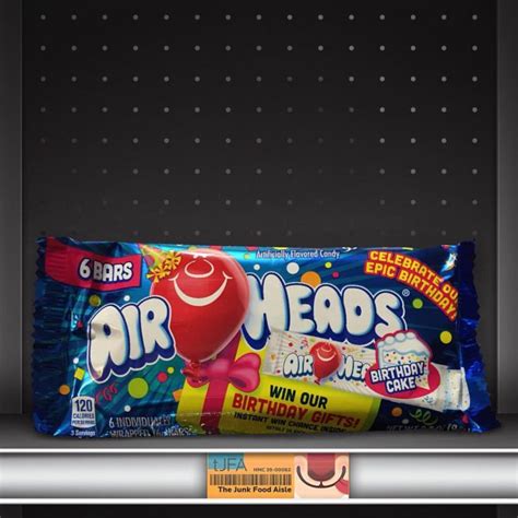 Birthday Cake Air Heads - The Junk Food Aisle