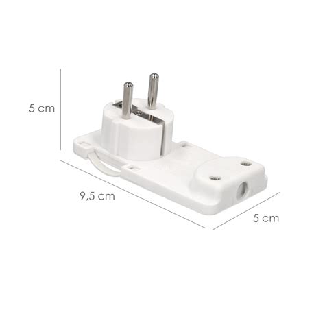 Clavija Enchufe Ultraplano 7 Mm Con Asas De Extraccion 16 A 250 V