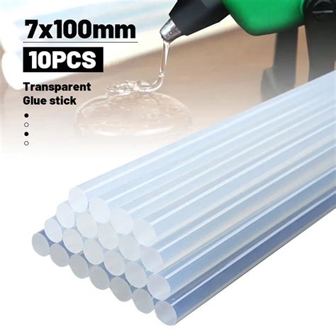 Pcs Mmx Mm Transparent Hot Melt Glue Sticks For Heat Pistol Gun