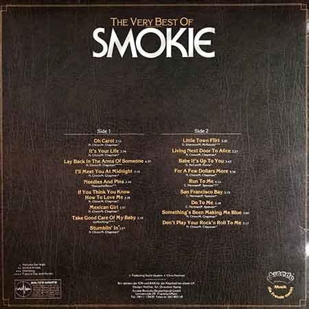 Smokie The Very Best Of Vinyl Lp Hardy Vinyl