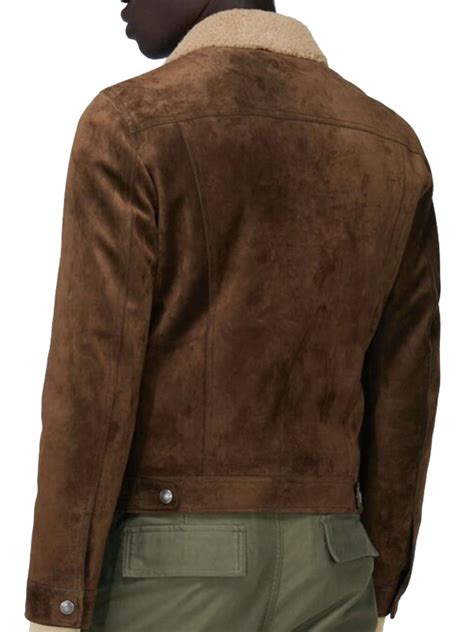 Mens Suede Leather Jacket - Houston Jackets - 40% OFF