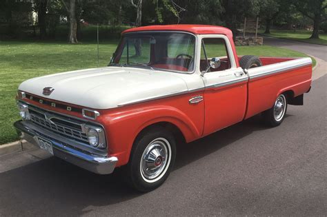 Sold Highly Original 1966 Ford F 100 Custom Cab Styleside Half Ton