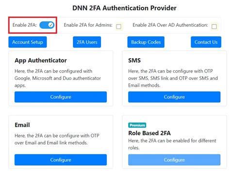 Dnn Two Factor Authentication 2fa Using Microsoft Authenticator