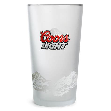 Coors Light Frosted Pint Glasses Ce 20oz 568ml Drinkstuff