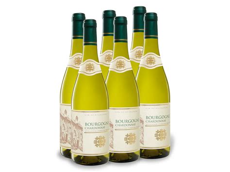 ᐉ 6 x 0 75 l Flasche Weinpaket Bourgogne Chardonnay AOP trocken