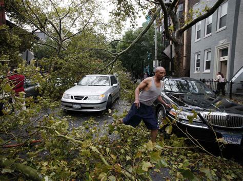 In New York City Evening Storm Causes Widespread Damage Disrupts