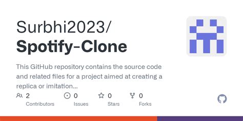 GitHub Surbhi2023 Spotify Clone This GitHub Repository Contains The