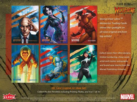 2024 Marvel Fleer Ultra Wolverine Trading Cards