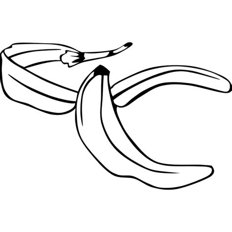 Banana peel vector illustration | Free SVG