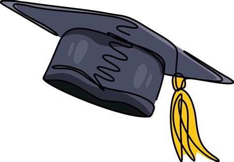 Graduation Cap Clip Art 16623259 Vector Art at Vecteezy