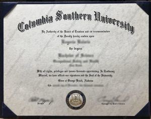 How Much Does To Buy A Fake Columbia Southern University Diploma Online