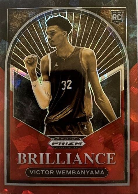 Victor Wembanyama 2023 Prizm Draft Picks 1 Brilliance Red Ice Price