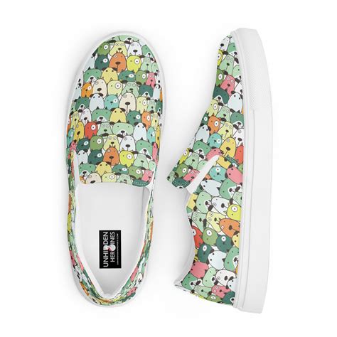 Dogs Printed Slip-on Canvas Shoes, Dogs Lover Gift, Dog Mom Gift