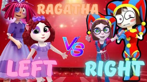 Left And Right Costume And Makeover By My Talking Angela2 Left Vs