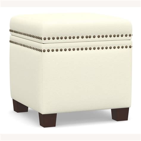 Pottery Barn Tamsen Cube Storage Ottoman Aptdeco