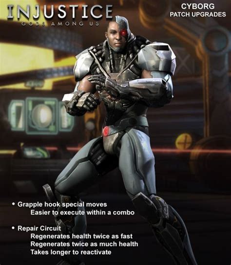 Fightvg Quick Pic Some Cyborg Changes For Injustice Gods Among Us