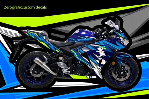 New Line Up Decals Stickers Kit Yamaha R R Yamaha R Custom