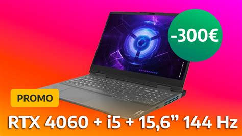 Promo PC gamer 300 sur ce portable équipé d une RTX 4060 et d un