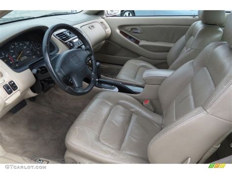 Ivory Interior 1998 Honda Accord EX V6 Coupe Photo #87584896 | GTCarLot.com