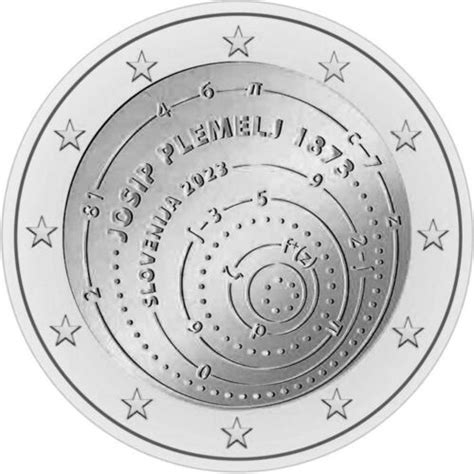 2 Euro Slovenia 2023 150 Anniversario Della Nascita Josip Plemelj EBay