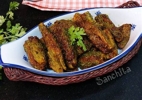 Andhra Style Stuffed Bitter Gourd Gutti Kakarakaya Recipe By Sanchita