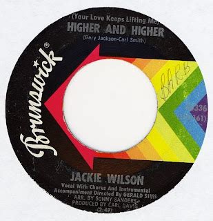 45 rpm, very useful object: Jackie Wilson - higher and higher