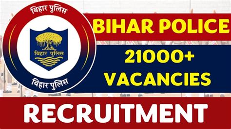 Bihar Police Recruitment For Constable Notification Out For Mega