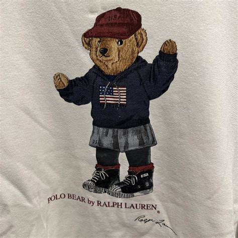 Ralph Lauren USA Teddybear Crewneck *Rare* Haven’t... - Depop