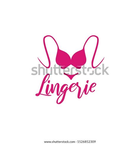 Lingerie Lady Bra Logo Vector Illustration Vetor Stock Livre De