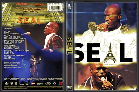 Dvd Cover Design Seal Live In Paris