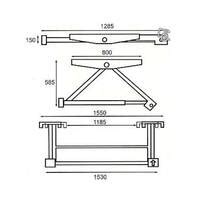 Mini Pont Elevateur Mobile Basculant Pour Levage Auto Kg