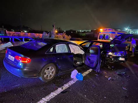 Cuatro Coches Implicados En Un Aparatoso Accidente En La Vg Que Se